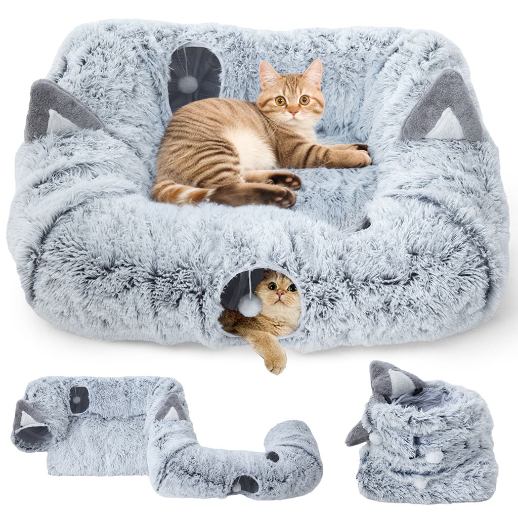 Pet Play Tunnel Pluszowa i interaktywna zabawka dla kotów i Zdjęcie produktu 