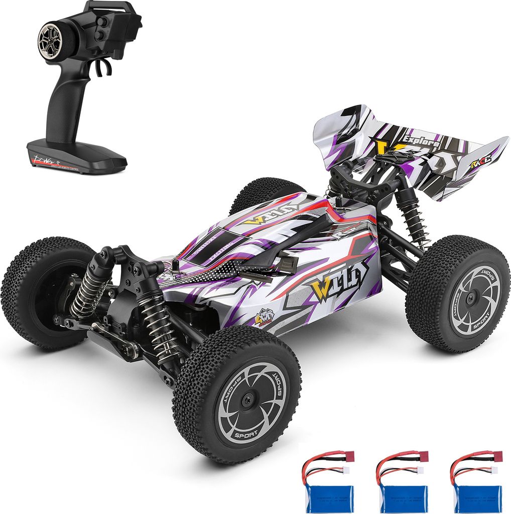 Wltoys XKS 144016 1/14 Ferngesteuertes Auto, 35 km/h Hochgeschwindigkeits-Rennauto, 1500 mAh Akku, 2,4 GHz Fernbedienung, 4WD Gelaendewagen, All Te...