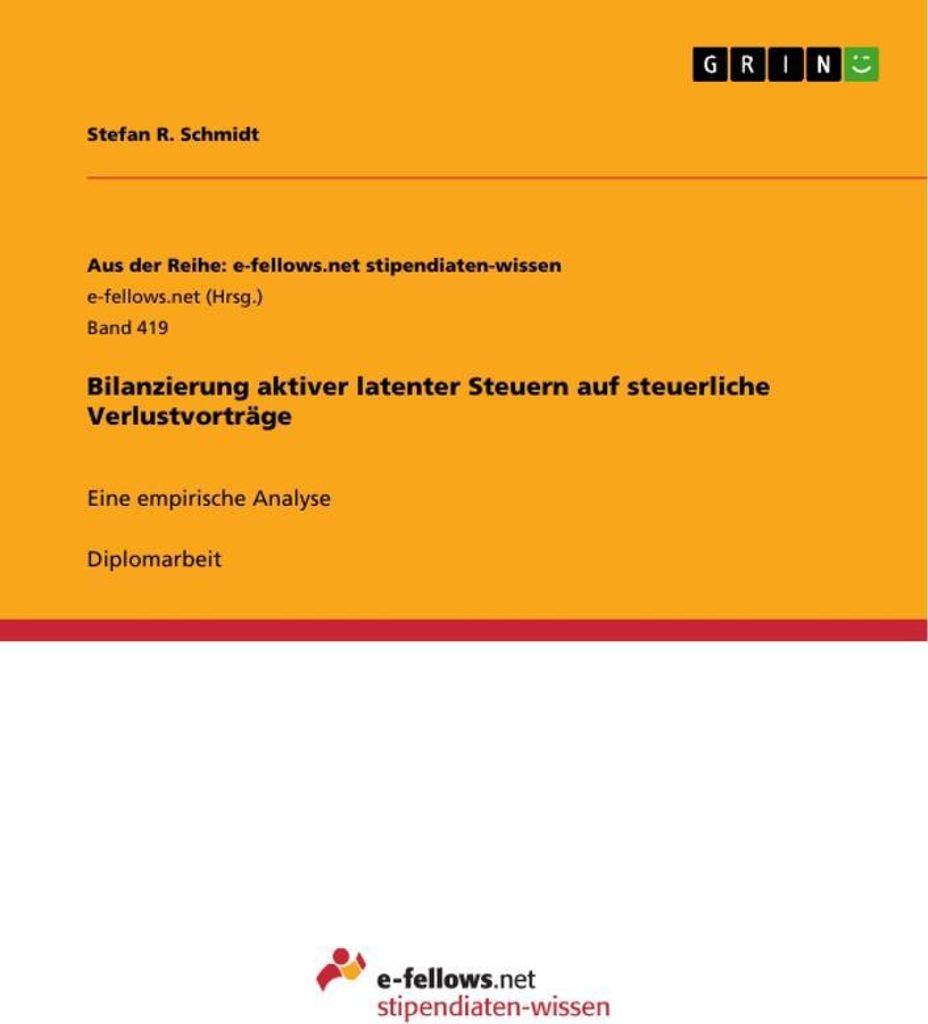 Bilanzierung aktiver latenter Steuern auf steuerliche Verlustvorträge