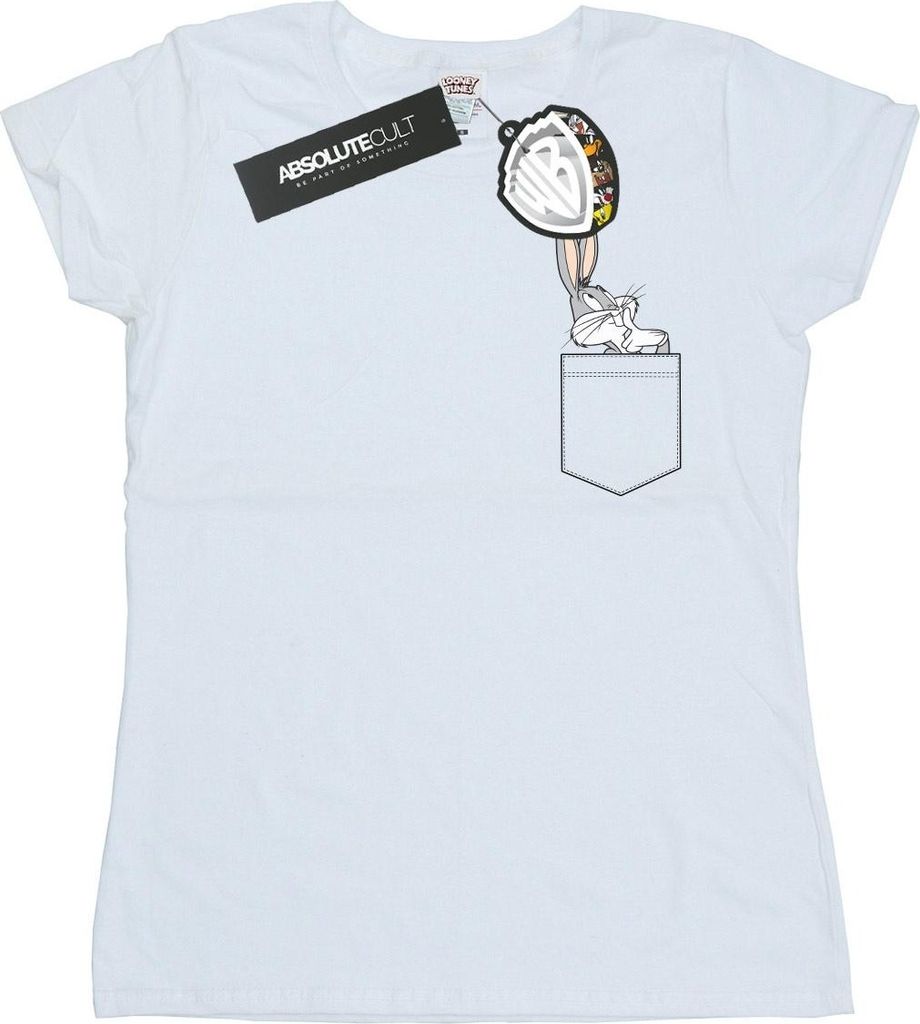 Looney Tunes - T-Shirt für Damen BI27172 (XL) (Weiß) Produktbild 
