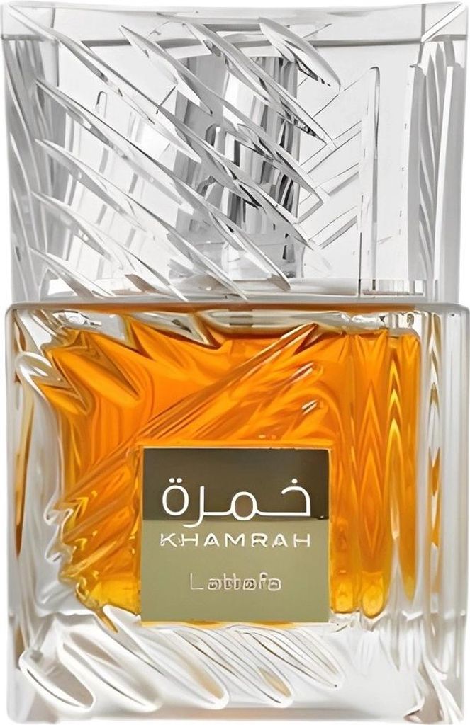 Lattafa Khamrah, Unisex, 100 ml, Flüssiges Parfüm, Cognac, Produktbild 