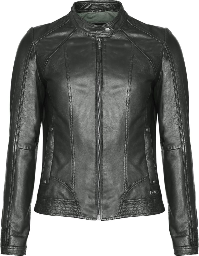 Mustang Lederjacke Blanca Damen anthra M