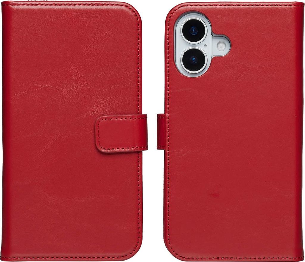 Selencia Genuine Leather Bookcase dla Apple iPhone 17 - Zdjęcie produktu 