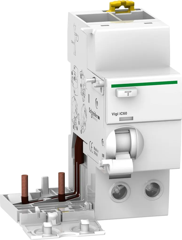 Bloc différentiel Acti9 Vigi iC60 Schneider A9V11263 2P 63A 30mA AC