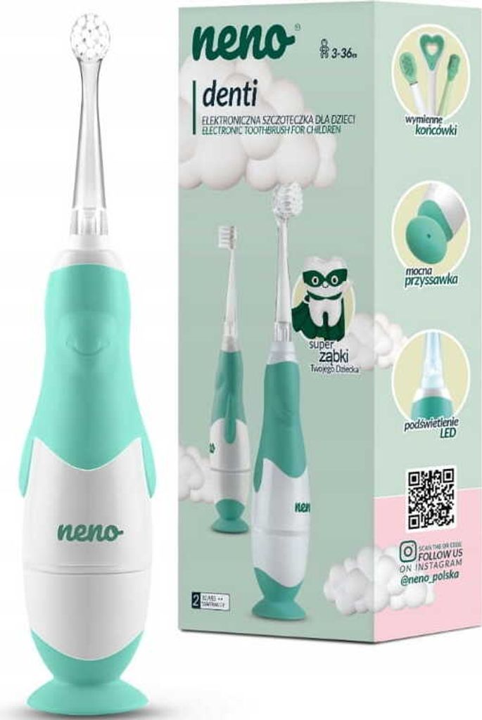Neno Denti MINT  - ELECTRONIC TOOTHBRUSH FOR CHILDREN Image du produit 