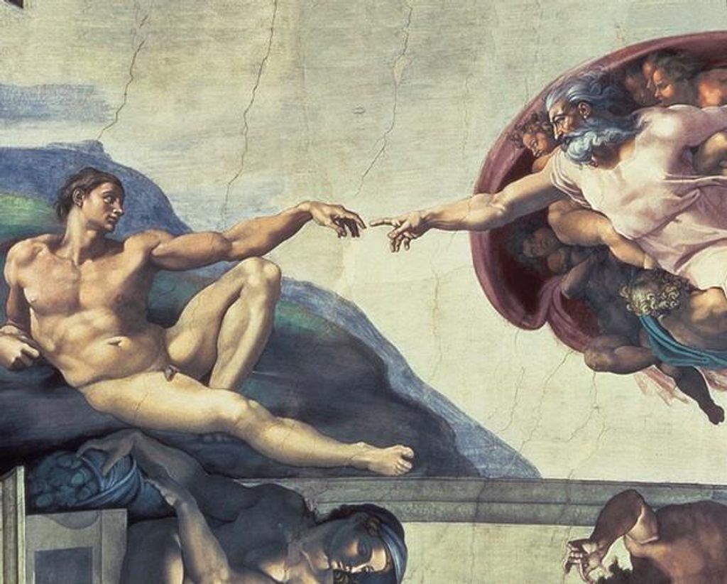 MICHELANGE - Michaelangelo's Creation Of Adam - 40x51cm - Image du produit 