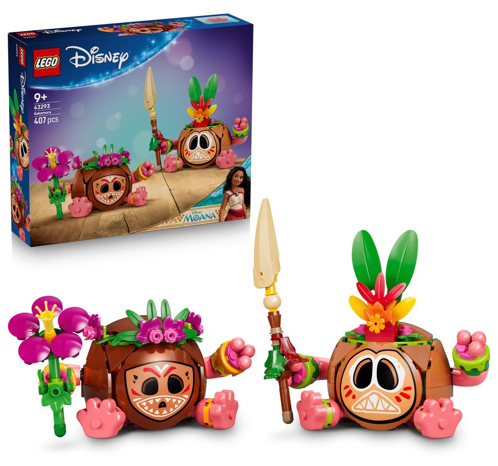 LEGO | Disney Vaiana Kakamora - Spielzeug inkl. 2 Blumentopf Figuren mit künstlichen Blumen als Zimmerdeko - Geschenk für Mädchen ab 9 Jahren un...