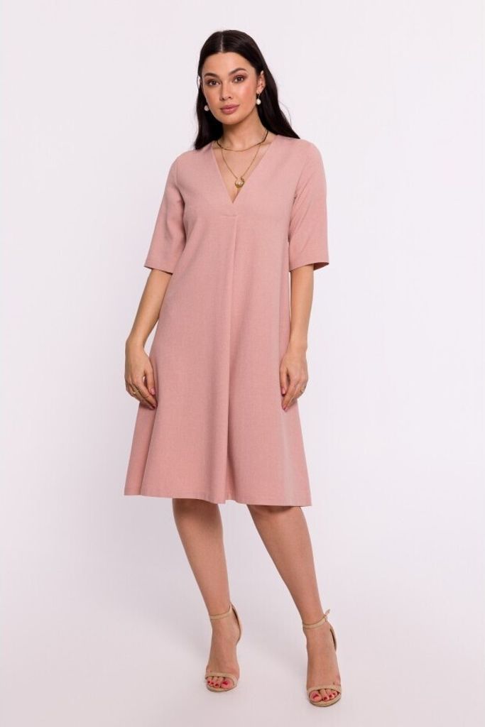 BeWear Durchbrochenes Damenkleid Salelis B280 rosa M