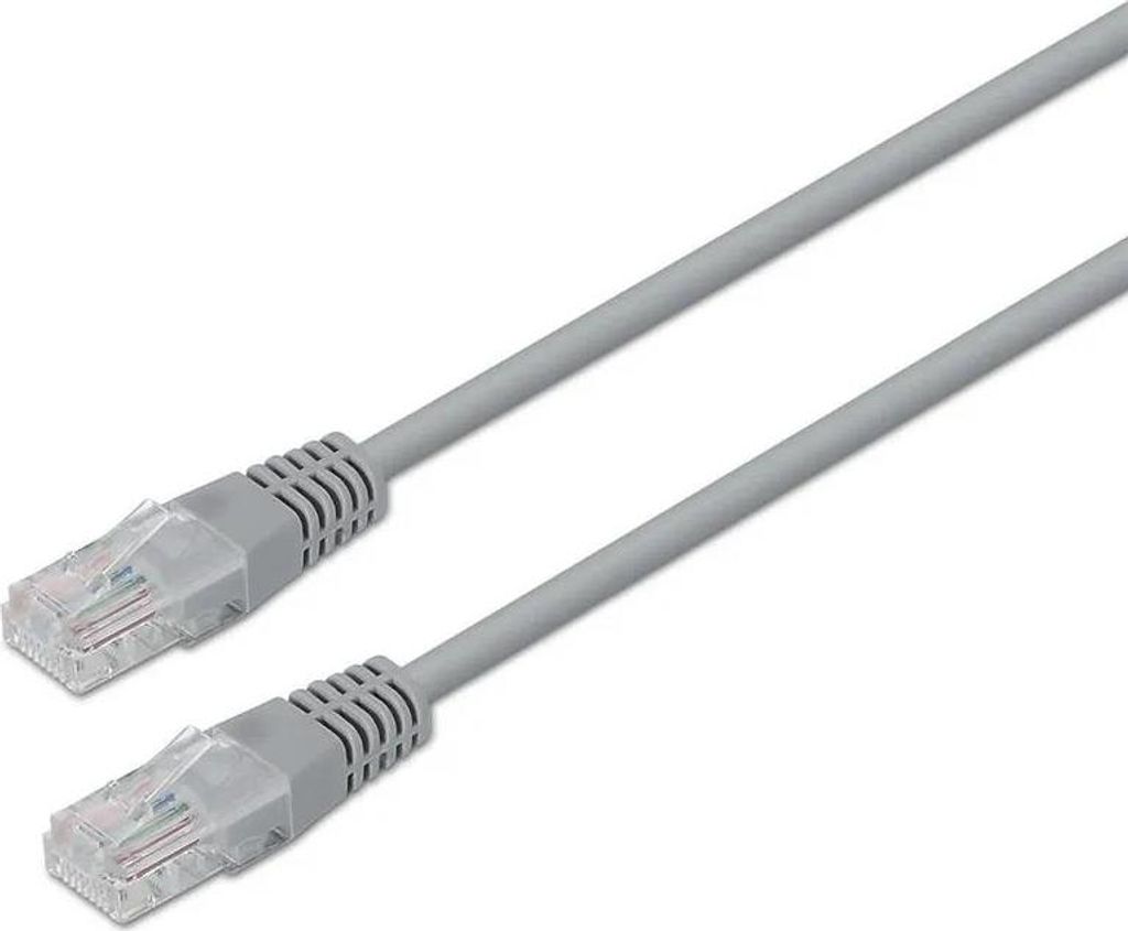 Aisens - rj45 cat.5e utp awg24 patch kabel, grau, 10m