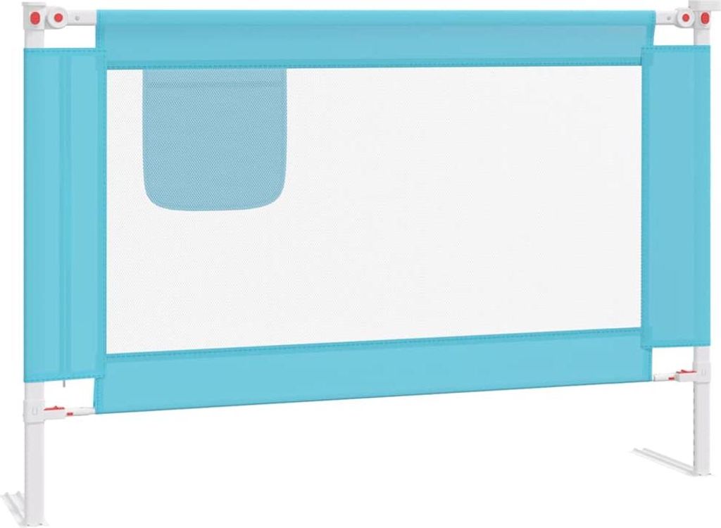 vidaXL Ochranný rám postele pro batolata Modrá 100x25 cm Obrázek produktu 