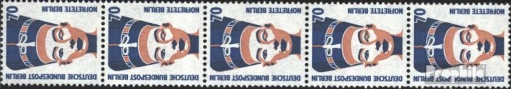 Briefmarken Berlin (West) 1988 Mi 814R Fünferstreifen postfrisch Sehenswürdigkeiten