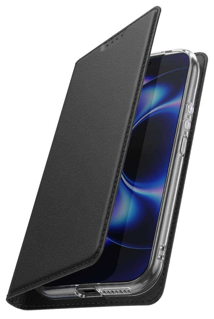 Dux Ducis, Klapphülle für Xiaomi 17 Ultra mit Kartenfach und Standfunktion, Schwarz