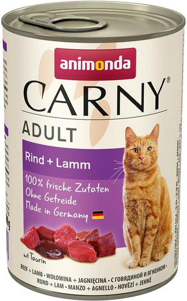 Animonda Carny Adult beef & lamb 400gx6 Image du produit 