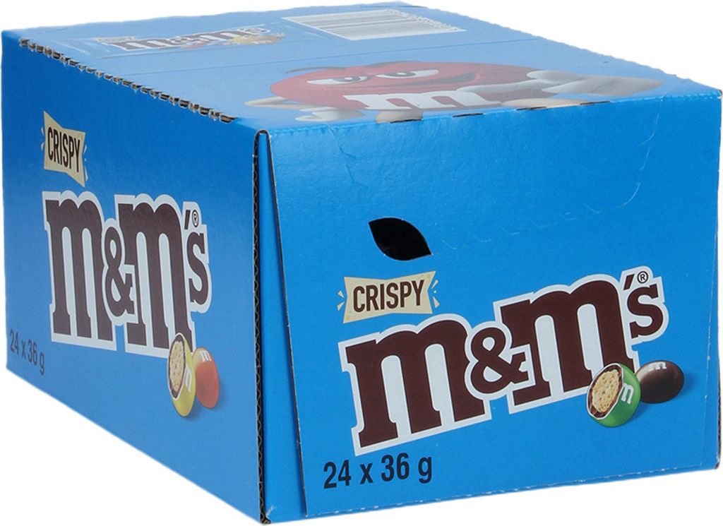 m&m's CRISPY Schokobonbons 24x 36,0 g