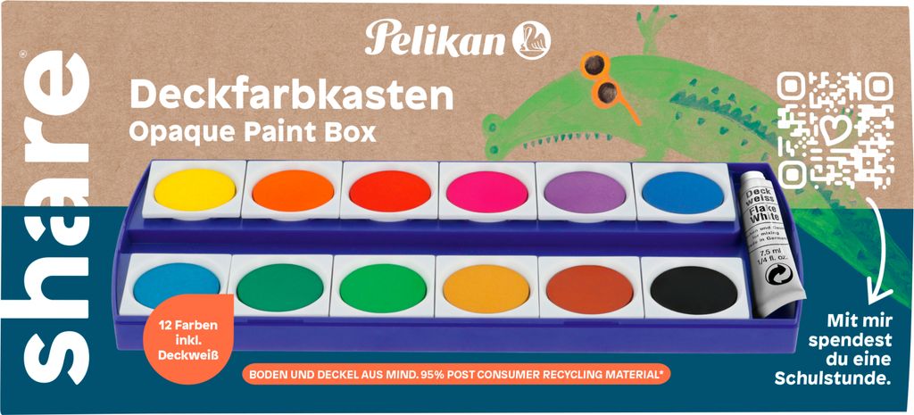Coffret d'encre opaque 12 couleurs Image du produit 