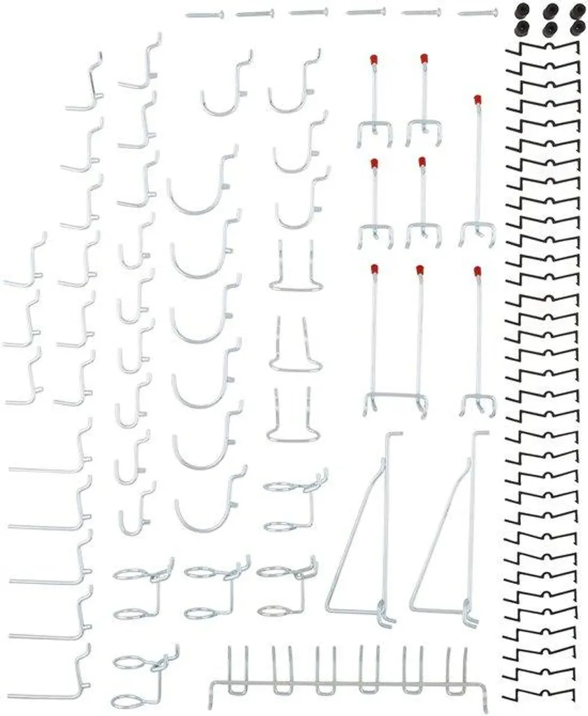 Kit 51 crochets en zinc anticorrosion avec filetage haute précision