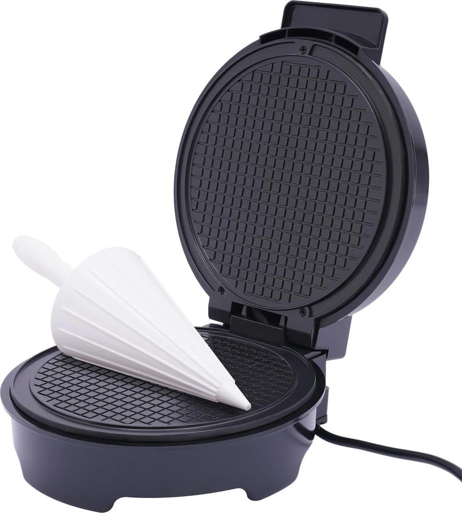 Waffelhörnchen-Maker - Eiswaffeleisen - 1200 W - Beidseitige Heizung - 150–200 °C - Für Gastronomie & Zuhause - Aufheizzeit 3–5 Min - Braun