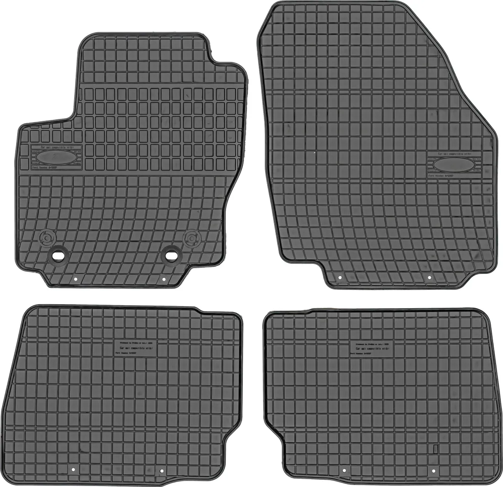 Tappetini FROGUM ET0302 - Ford Mondeo MK4 (prima del lifting) 2007-2011, vano piedi conducente OVAL - INSTALLATI