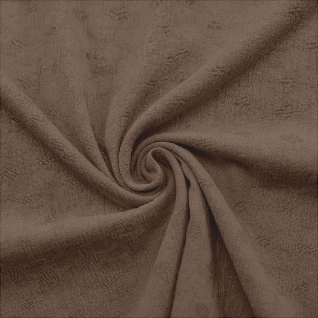 Musselin Jacquard Double Gauze ab 1x1,4m Double Face Optik Baumwolle Meterware