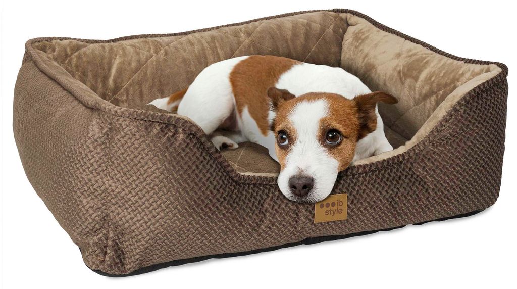 Hundebett Hundekorb Hundekissen 61 x 49 cm Waschbar & Produktbild 