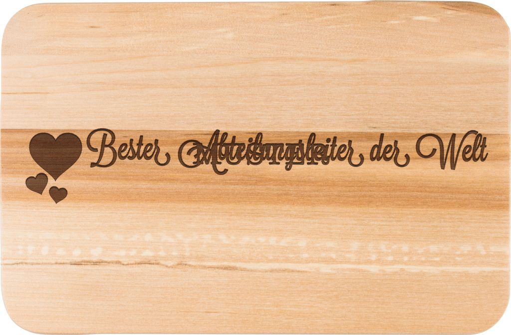 Mr. & Mrs. Panda Schneidebrett Abteilungsleiter - Transparent - Geschenk, Chef, Holzbrett, Büro, Frühstücksbrett, Vorgesetzter, Frühstücksbret...