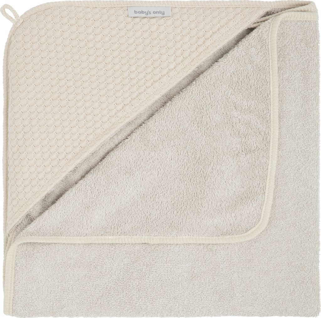 Baby's Only Kapuzenbadetuch Sky - Warm Linen - 75x85 cm