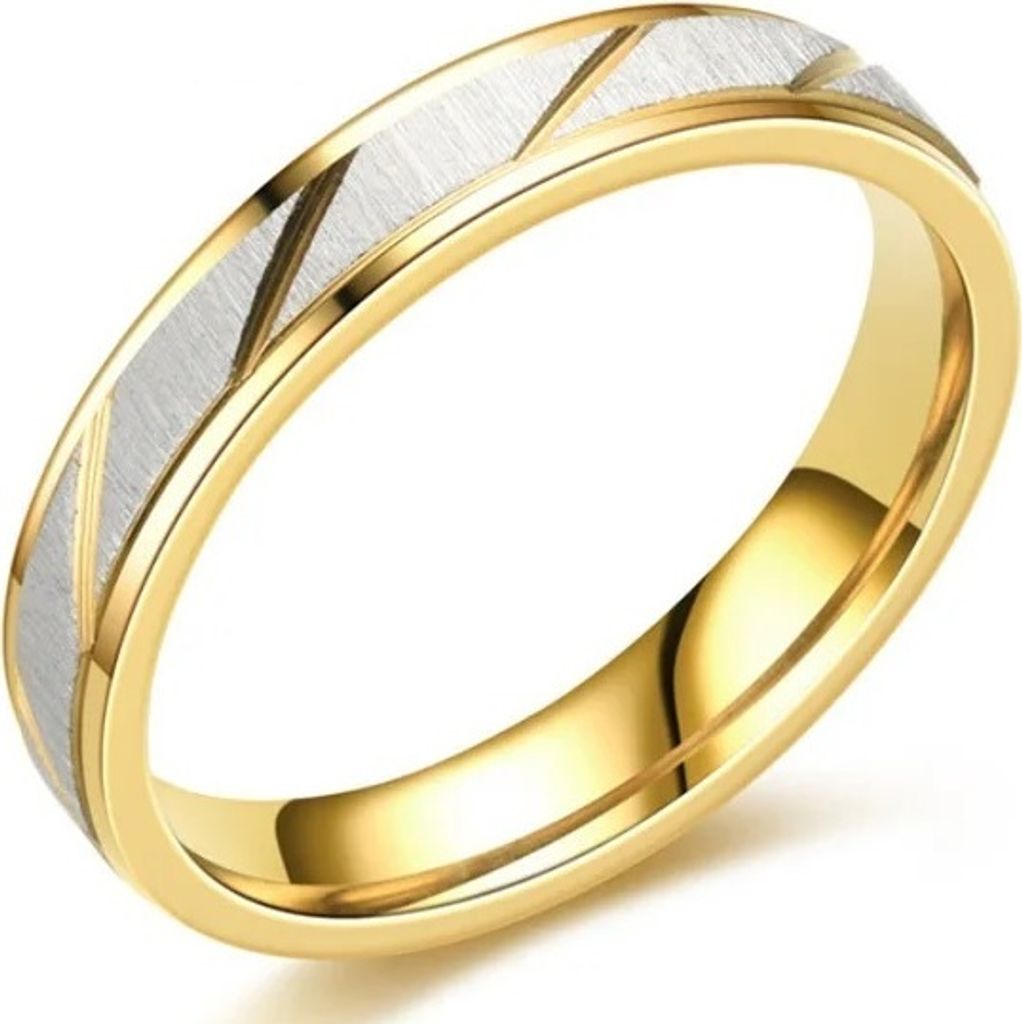 Eleganter Spun Damenring in Gold - 67mm für jeden Anlass KP32441