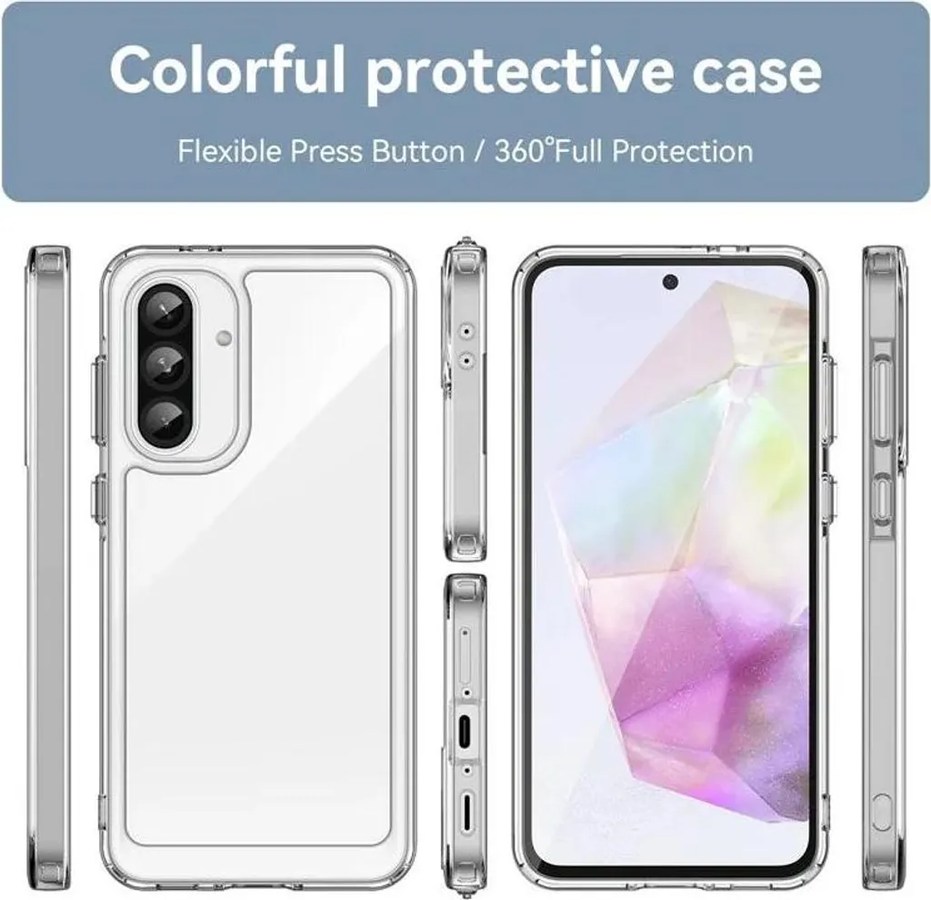 Cover Rinforzata Samsung A36 A56 5G Phonesta Trasparente Anti-Urti - 2