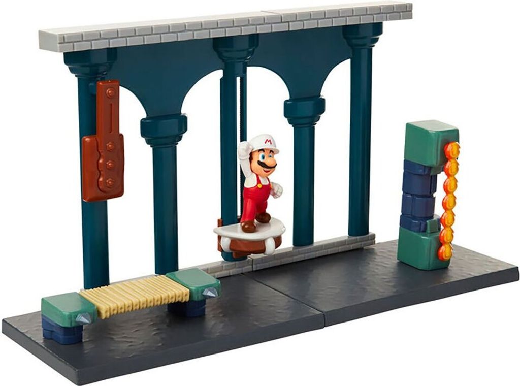 Nintendo Super Mario Lava Castle Spielset, 6,5 cm