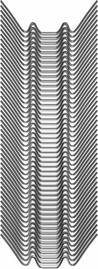 Gewächshaus-Verglasungsclips, Metall, 50-teiliges Set