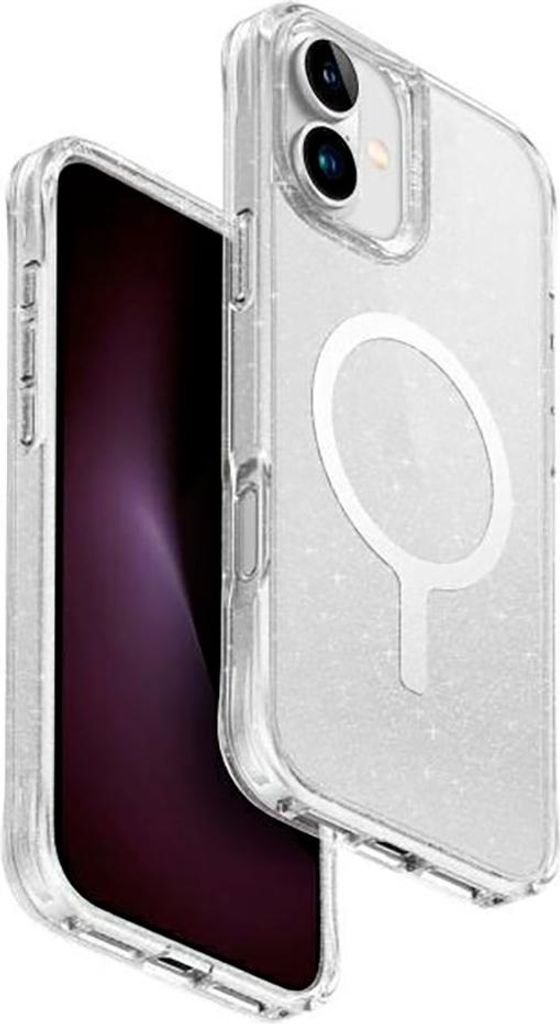 UNIQ Etui LifePro Xtreme iPhone 16 Plus 6,7" Magclick Charging transparent/tinsel lucent