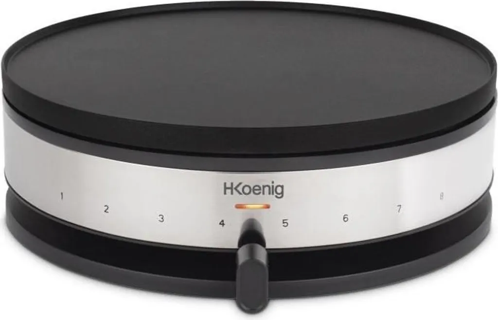 HKoenig KREP56 Macchina per Crepe e Pancake 1500W Piastra Estraibile