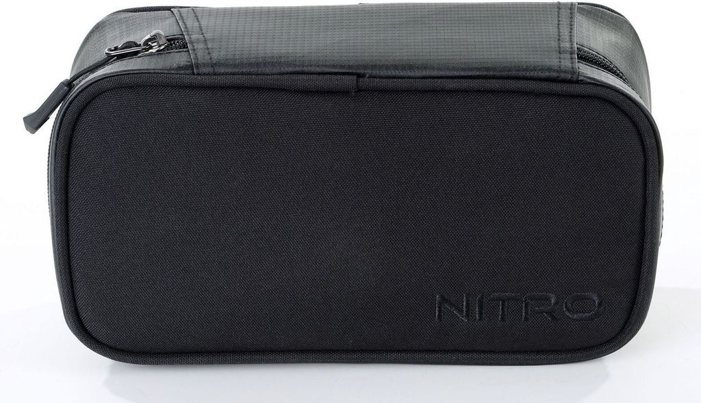 NITRO Ramschmappe Stiftetui Federmappe PENCIL CASE XL TOUGH BLACK
