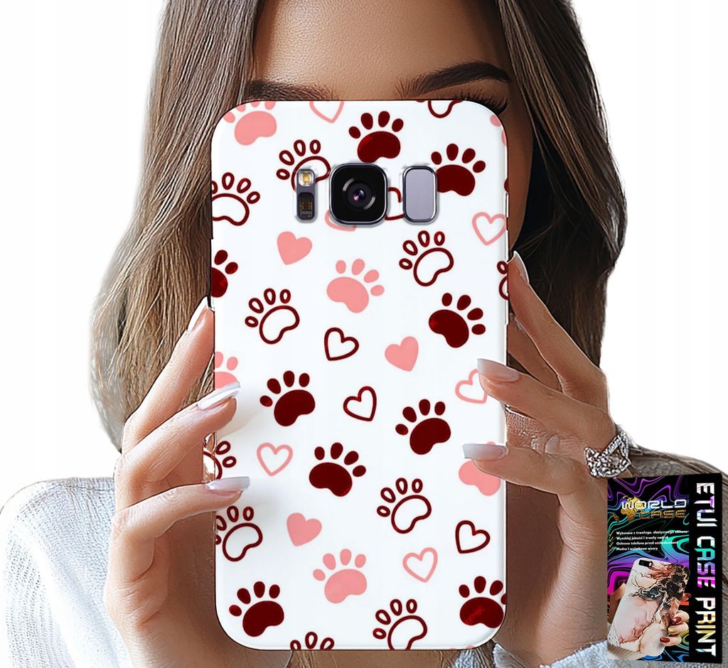 Hülle Für Samsung Galaxy S8 - Hundepfoten Auf Weissem Hintergrund, Hund, Katze, Bär