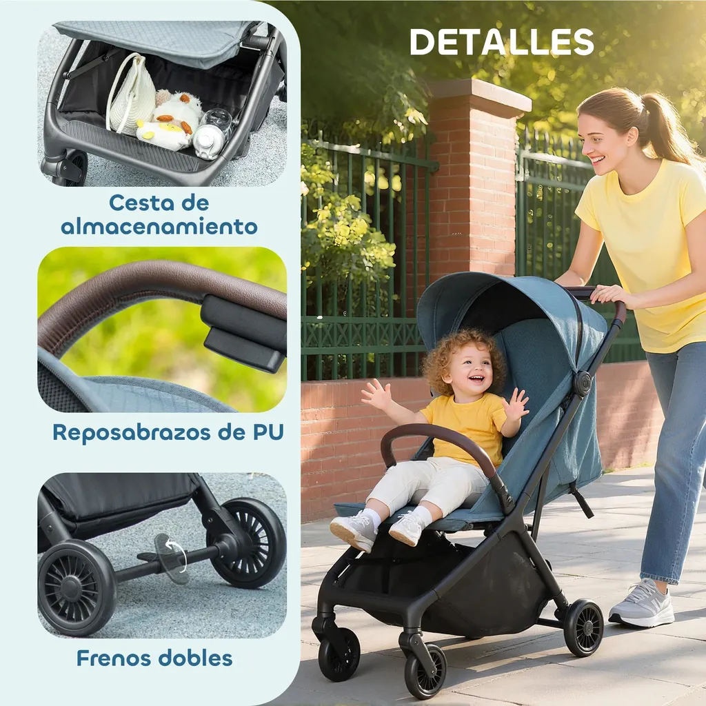 Poussette pliable légère en inox : la solution pour petits coffres