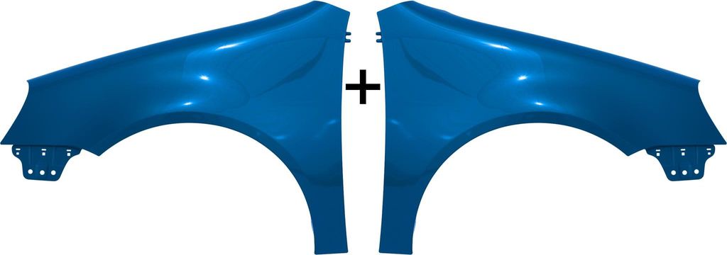 Kotflügel VW Golf V 5 LC5G 03-09 Links + Rechts Neu Lackiert