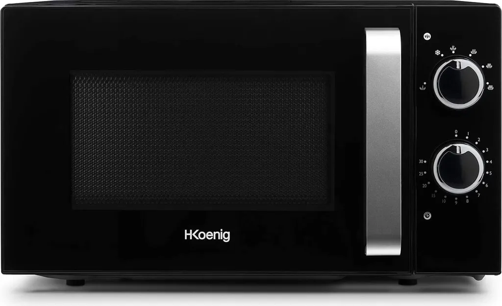H.Koenig VIO8 Microonde 700W | Acciaio Inox Professionale 20 Litri