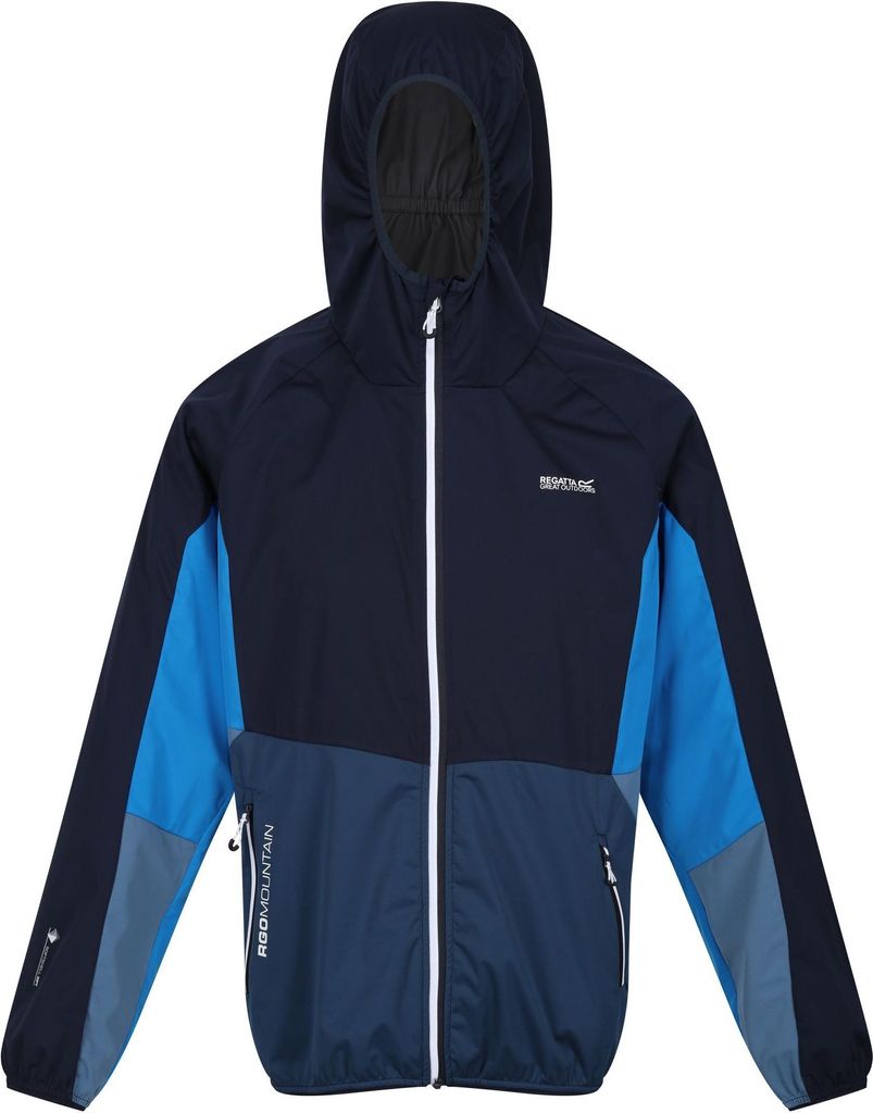 Regatta Tarvos VI Softshelljacke Herren mit Kapuze, Größe:M, Farbe:Blau