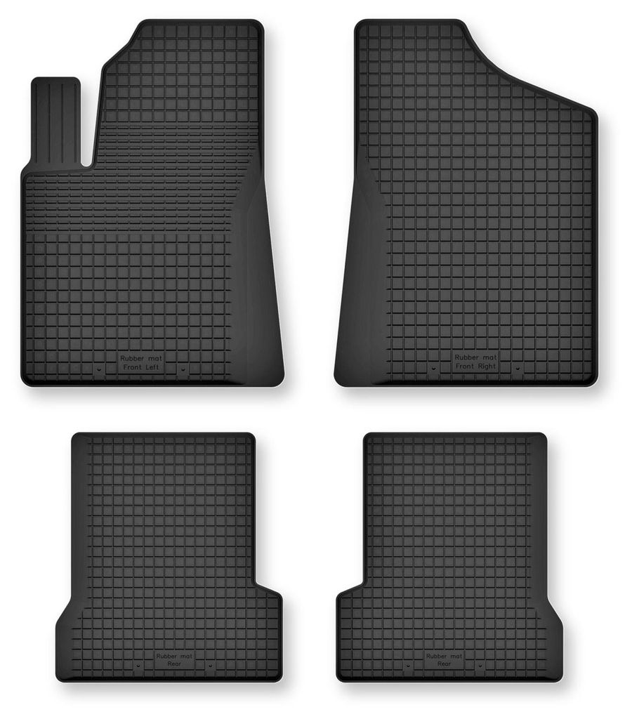 Tapis de sol en caoutchouc pour Fiat Cinquecento 1991-1998 Image du produit 
