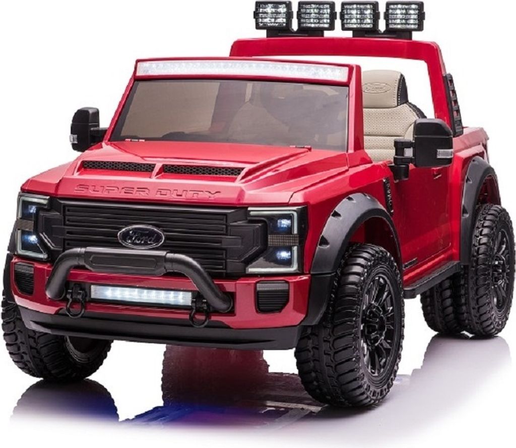 Kinder Elektroauto "Ford Super Duty" - lizenziert - 12V Akku + 4 Motoren + MP3 + Leder + EVA