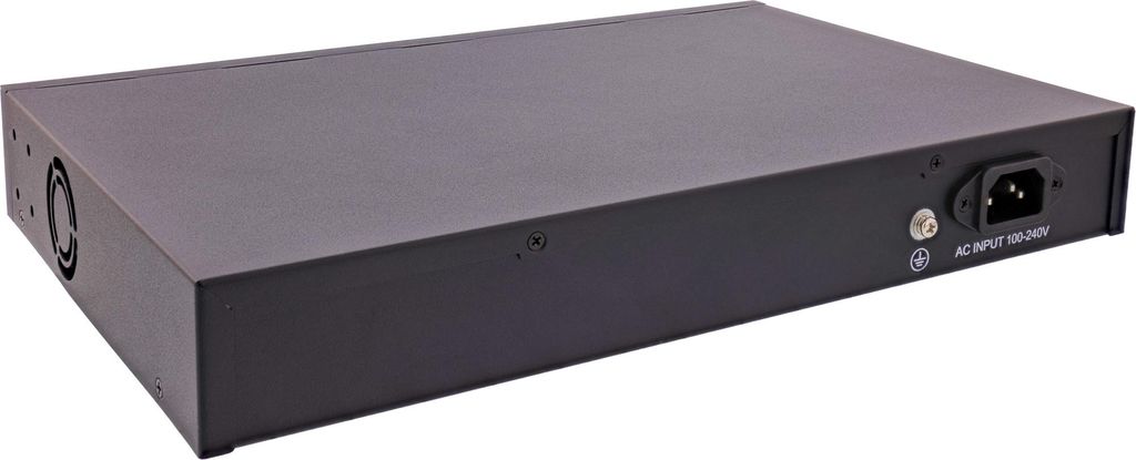 InLine Netzwerk Switch 8-Port - 10Gigabit Ethernet - 19" - Metall - Lüfter