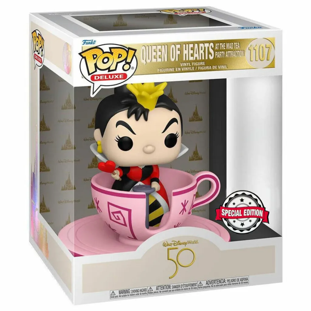 Figurine Pop Disney Reine de Cœur en vinyle de collection exclusive