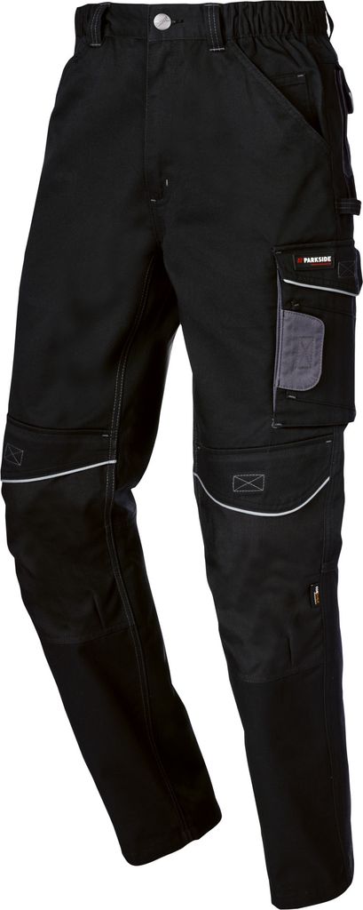 PARKSIDE PERFORMANCE® Herren Arbeitsbundhose (Schwarz, 58) Produktbild 