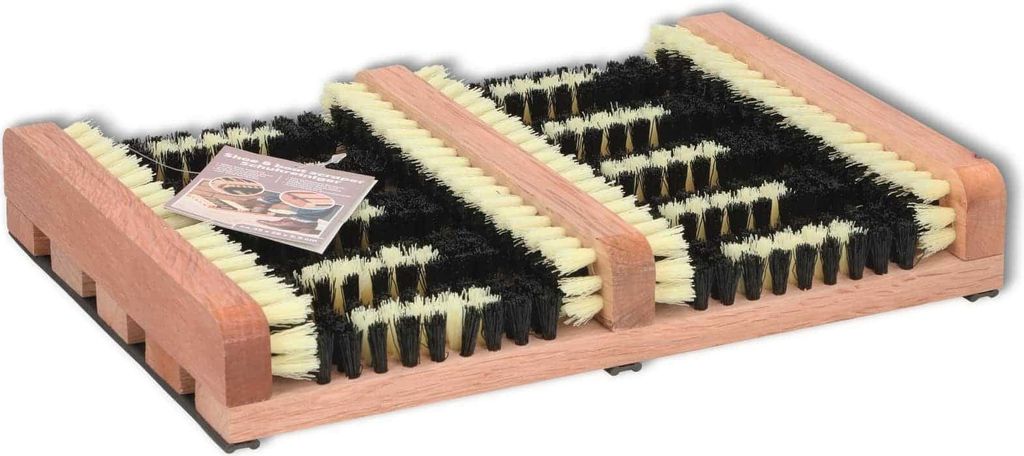 Houten Schoenen en Laarzen Voetveger met Borstels 35x26x5,5 Image du produit 