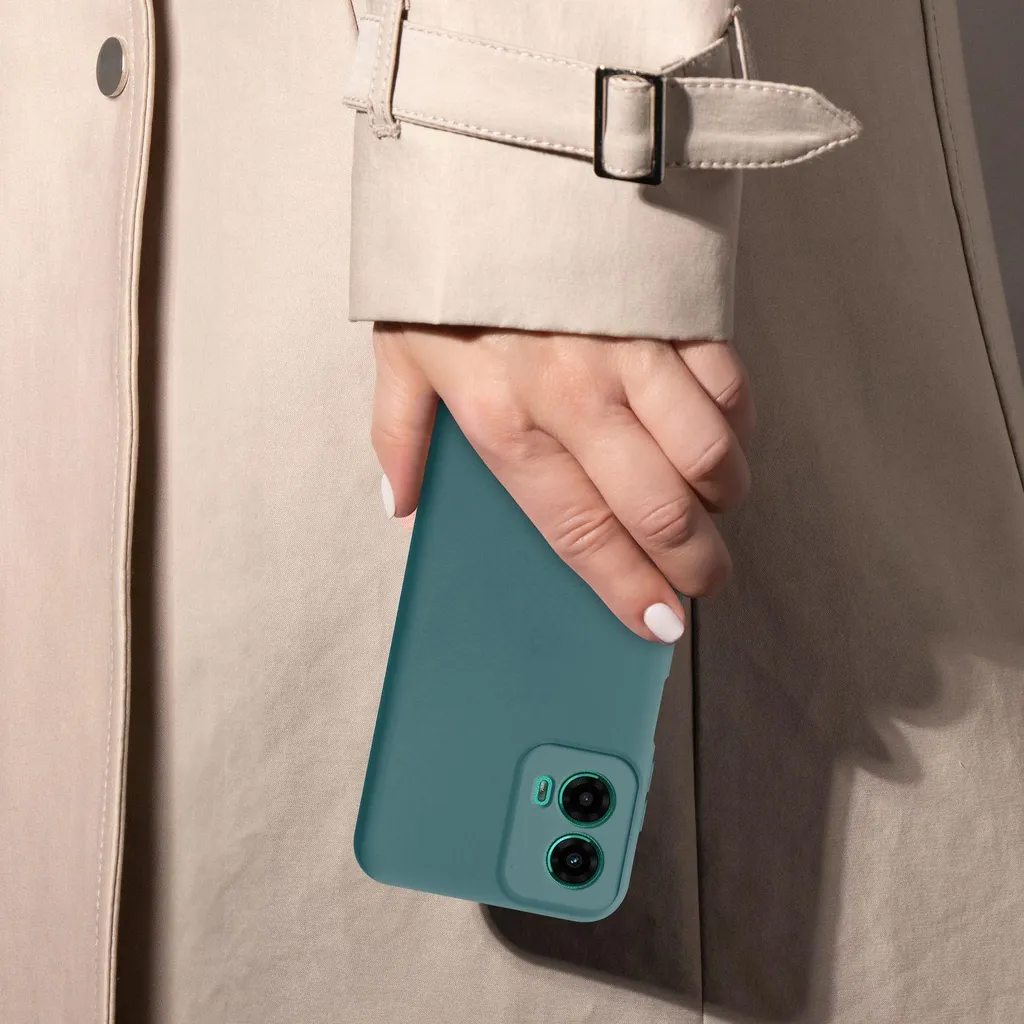 Cadorabo Cover Morbida Per Motorola Moto G4 Play – Guscio In Silicone TPU Sottile, Effetto Metallizzato Azzurro, Antiurto