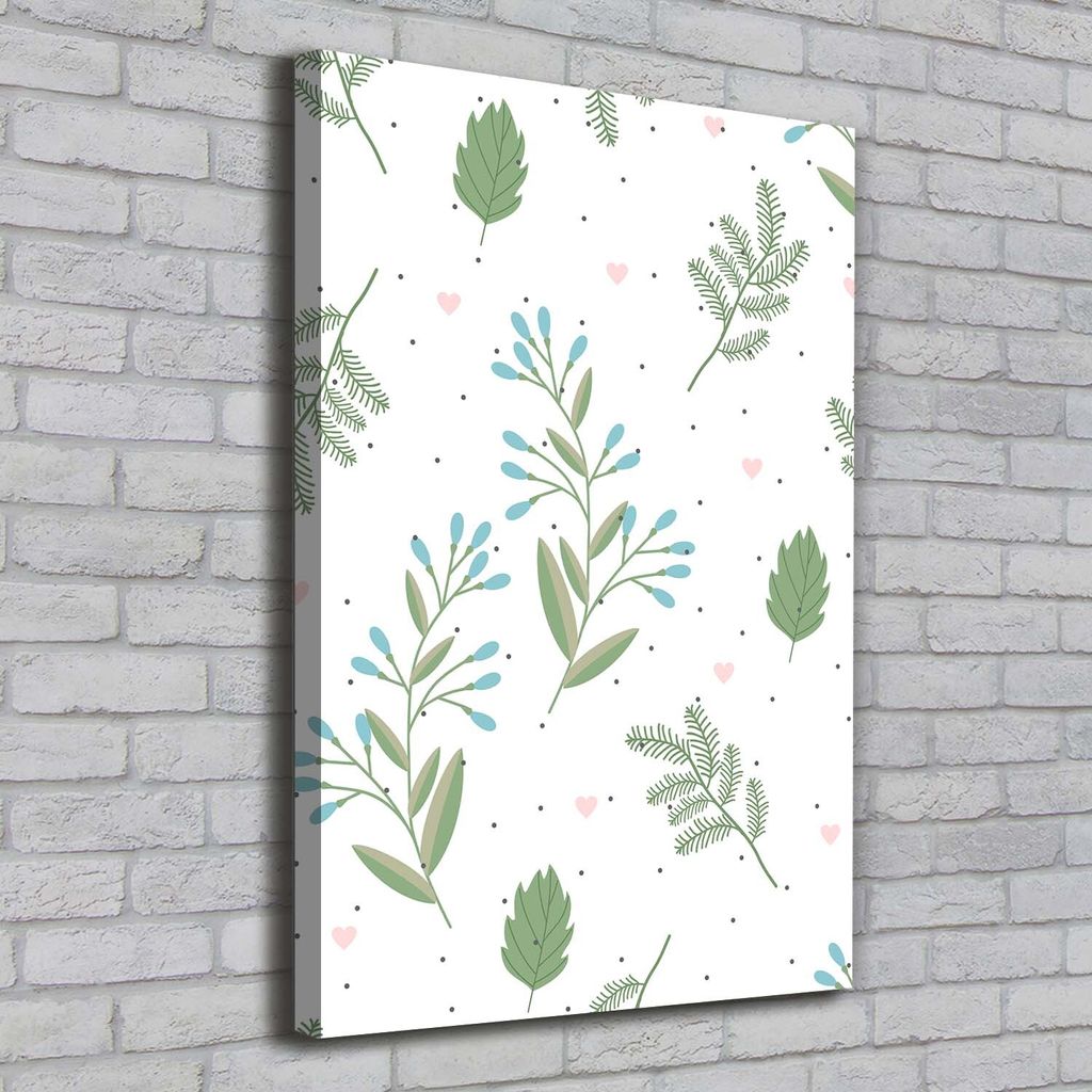 Tulup Leinwandbild - 70x100cm - Wandkunst - Drucke auf Leinwand - Leinwanddruck - Wohnzimmer Wanddekoration XXL - Wohnung Deko Kunstdrucke - Blum...