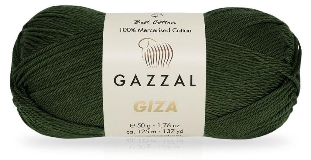 Wolle Gazzal Giza - 2463 Militärgrün - Stricken & Häkeln Produktbild 