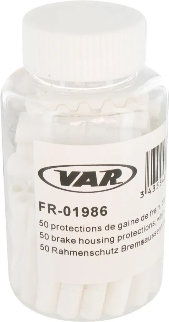 VAR 50 Protections de Gaine 5 mm Blanches pour Cadre Vélo et Carbone