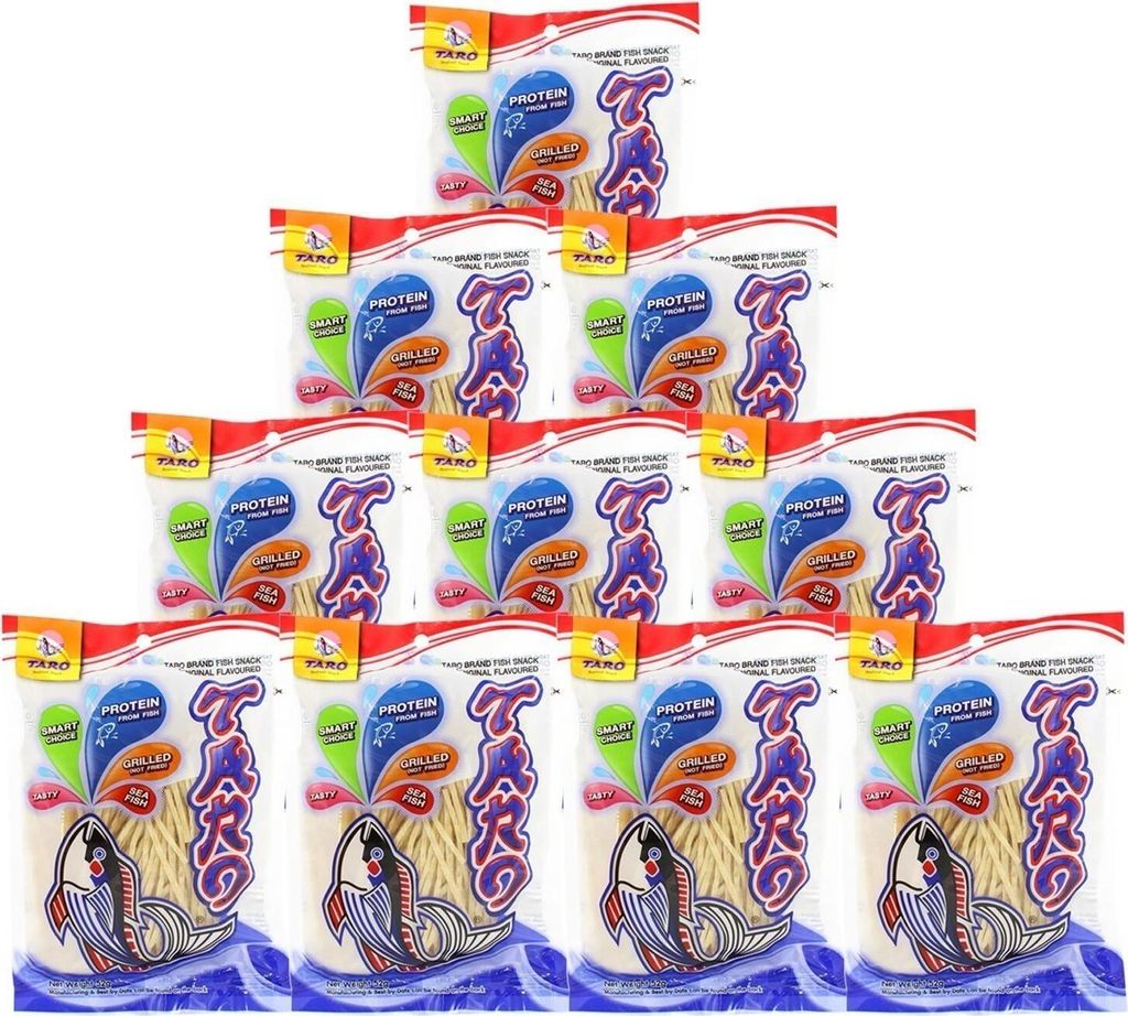 Taro Fisch Snack original in Streifen 10x52g (stinkt) Produktbild 