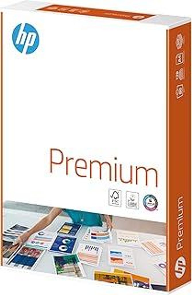 HP Kopierpapier Premium CHP 850: 80 g, A4, 500 Blatt, extraglatt, weiß - Intensive Farben, scharfes Schriftbild